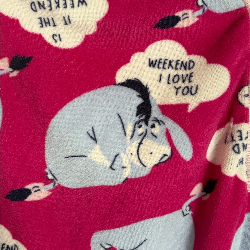 Disney Eyore Super Soft Pajama Set - Picture 6 of 9